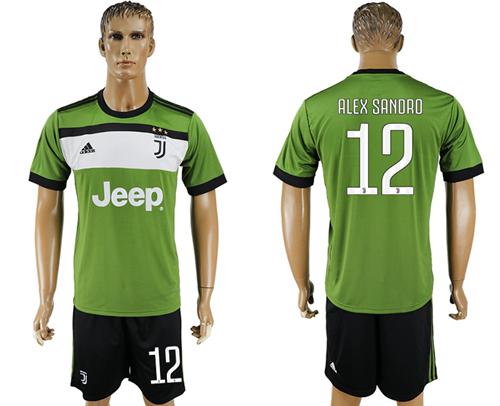 Juventus #12 Alex Sandro SEC Away Soccer Club Jersey - Click Image to Close